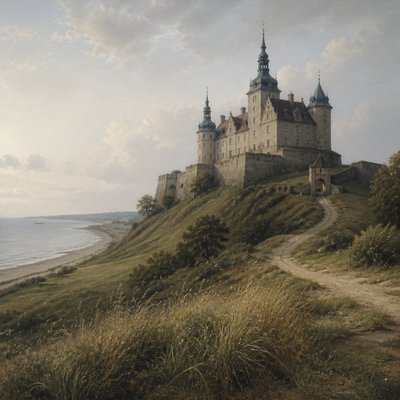 majestic castle on a hilltop
