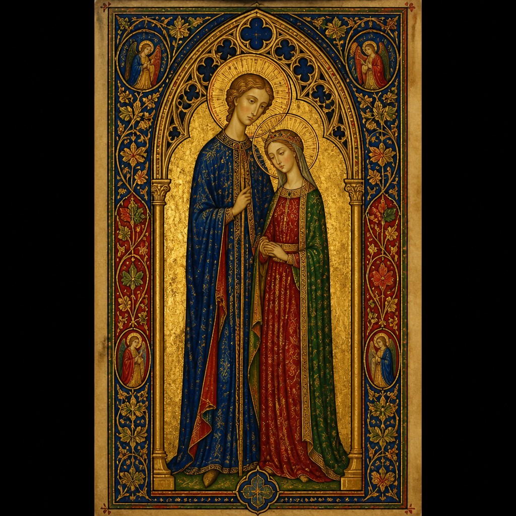 portrait of two people together