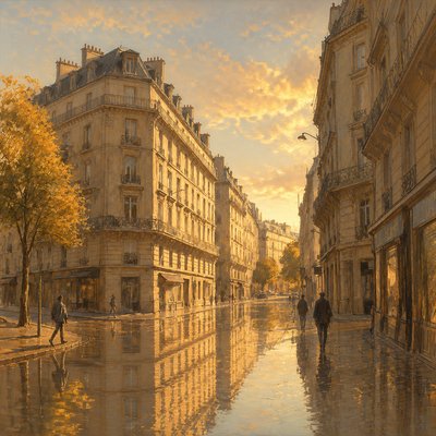 Luminism Art Style Style Transfer Example