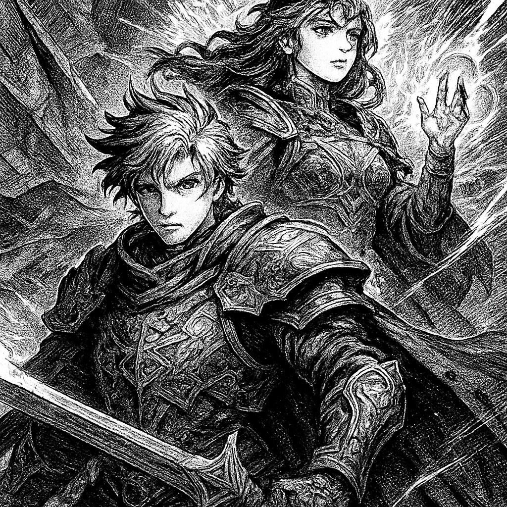 portrait of two people together