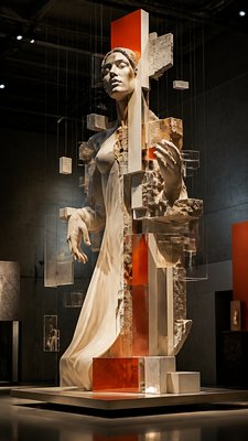 full-length portrait of an elegant figure