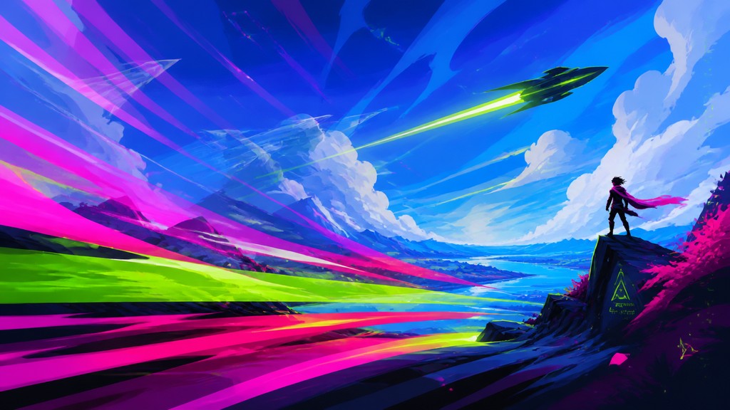 sweeping panoramic landscape with a dramatic sky