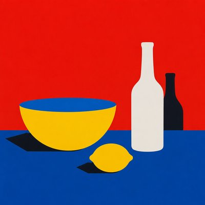 still life with everyday objects