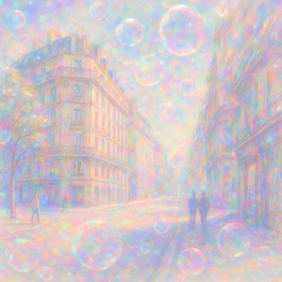 Soap Bubble Style Transfer Example