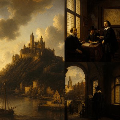 majestic castle on a hilltop