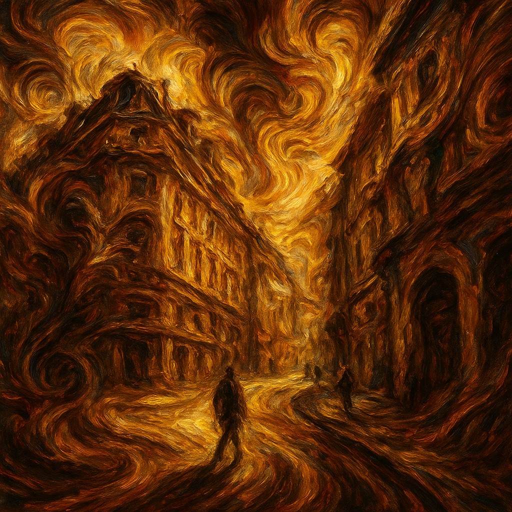 Dynamic Movement Baroque Art Style Style Transfer Example