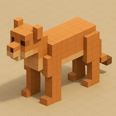 animal standing in natural pose