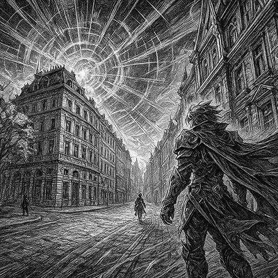 Fantasy Adventure Manga Art Style Style Transfer Example