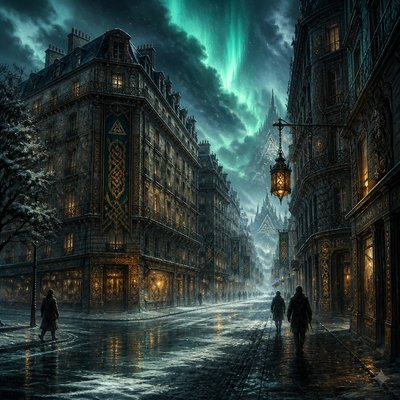 Norse Fantasy Art Style Transfer Example