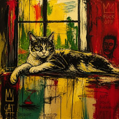 a cat lounging in a sunlit window