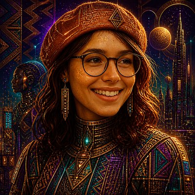 Afrofuturism Art Style Style Transfer Example