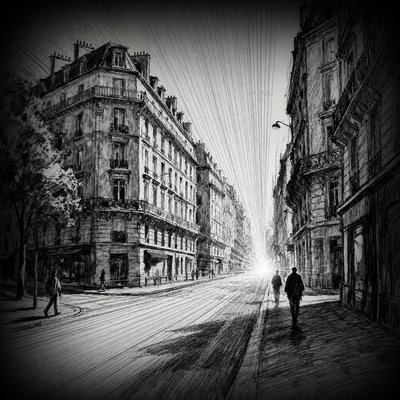 Single Focal Point Art Style Style Transfer Example