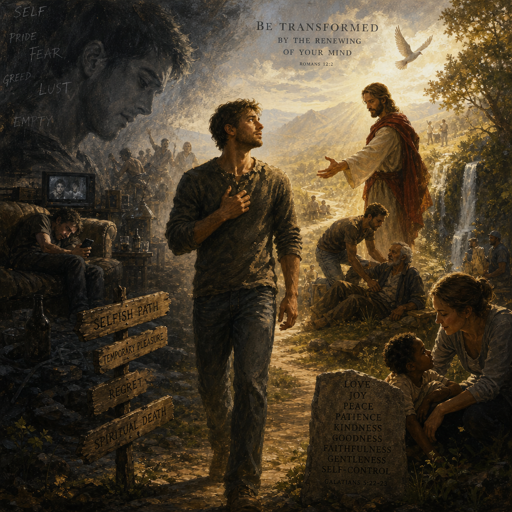 Overcoming selfism and taking on God's character