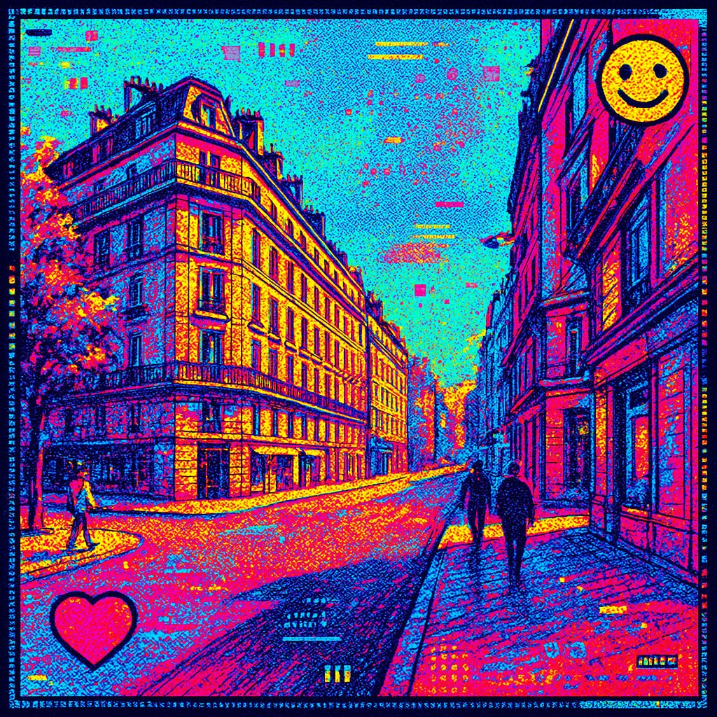 Digital Pop Art Style Style Transfer Example
