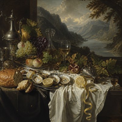 Banquet Still Life Art Style 2