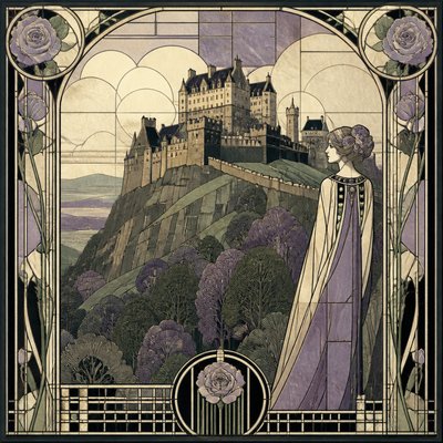majestic castle on a hilltop