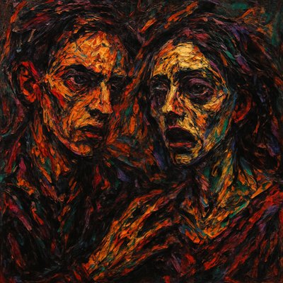portrait of two people together