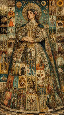 full-length portrait of an elegant figure