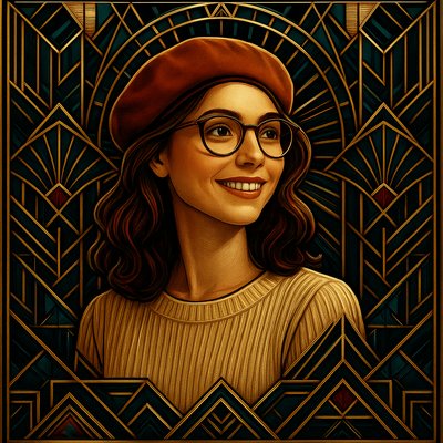 Art Deco Style Style Transfer Example