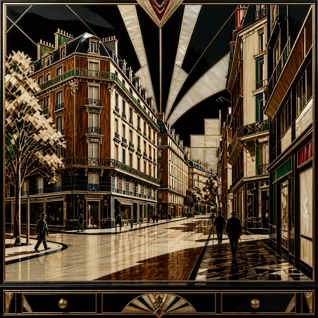 Art Deco Furniture Art Style Transfer Example