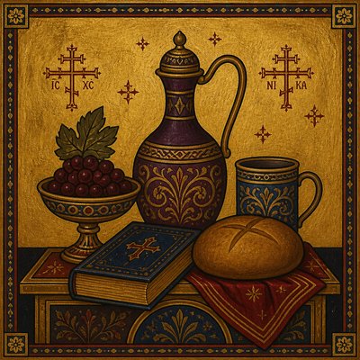 still life with everyday objects