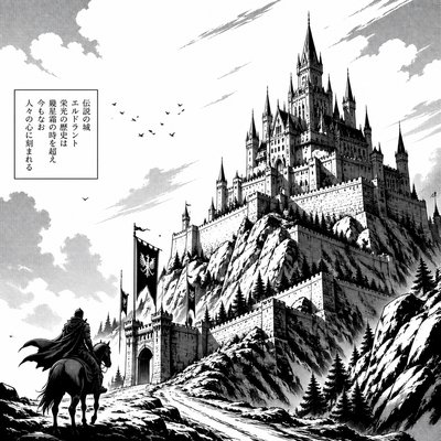 majestic castle on a hilltop