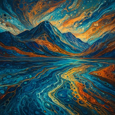 Fluid Abstract Art Style 2