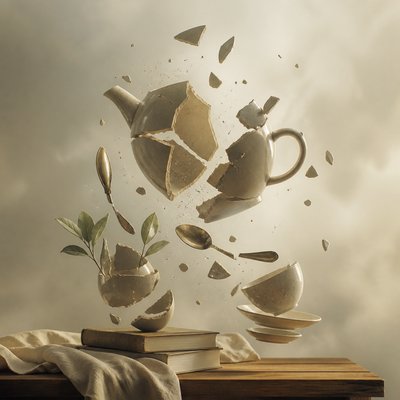 still life with everyday objects