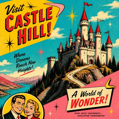 majestic castle on a hilltop