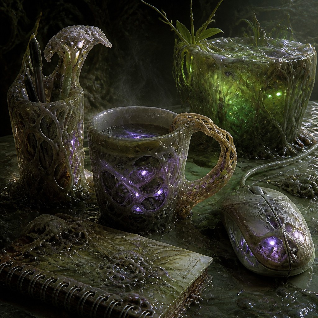 still life with everyday objects