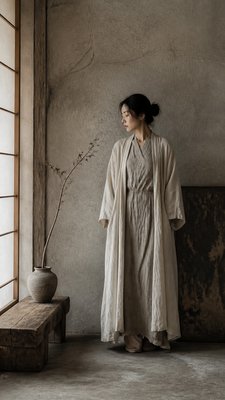 full-length portrait of an elegant figure