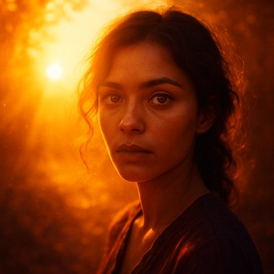 portrait of a person with expressive eyes