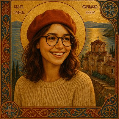Macedonian Art Style Style Transfer Example