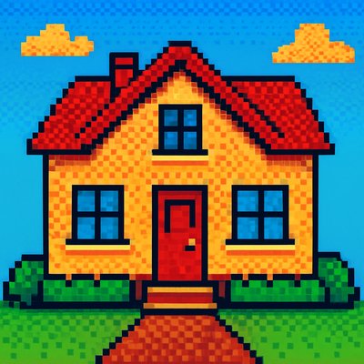 house with front view