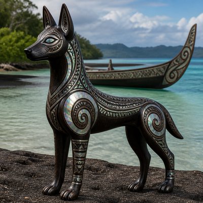 animal standing in natural pose