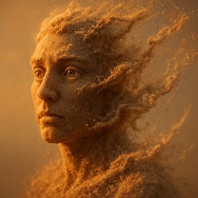 portrait of a person with expressive eyes