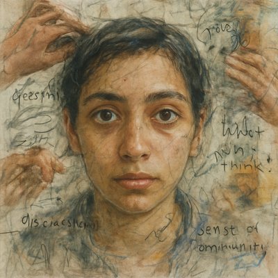 portrait of a person with expressive eyes