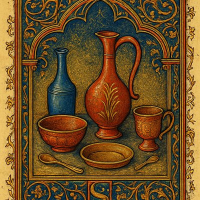still life with everyday objects