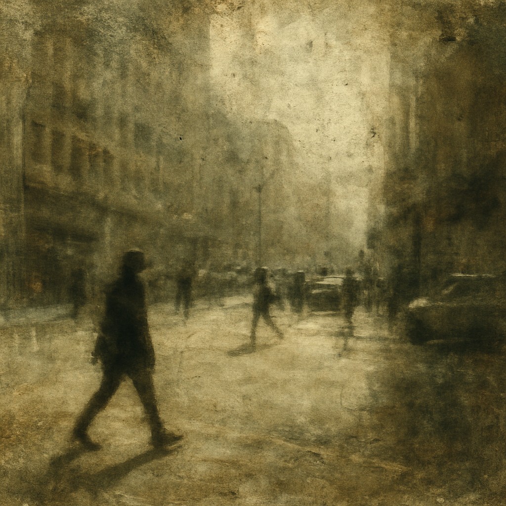 urban street with city activity