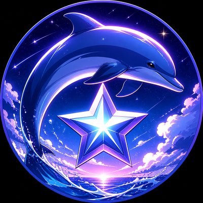 make a pfp for youtube using dolphin and flowtives one as a refrence u can also make it abt a star cuz thats my minecraft username ty