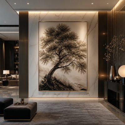 a tree in nature — Contemporary Luxe Interior Design