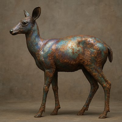 animal standing in natural pose