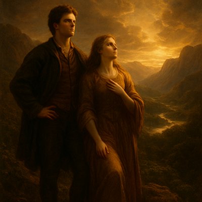 portrait of two people together