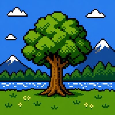 a tree in nature