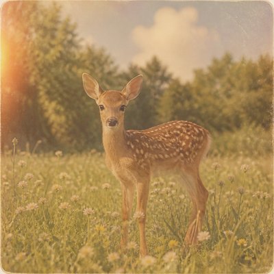 animal standing in natural pose — Nostalgiacore Aesthetic