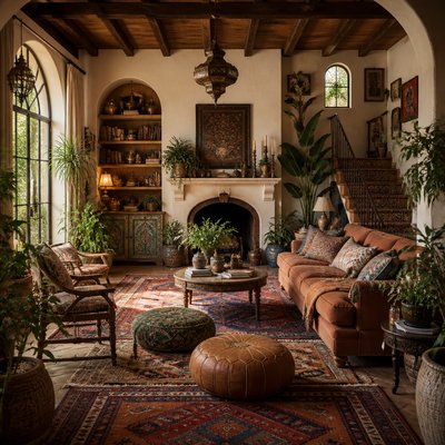 house with front view — Bohemian Interior Design
