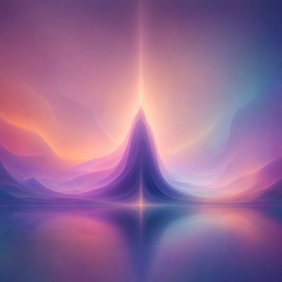 a computer generated image of a pyramid in the sky