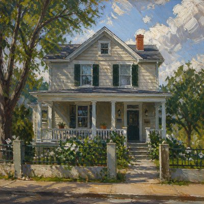 house with front view