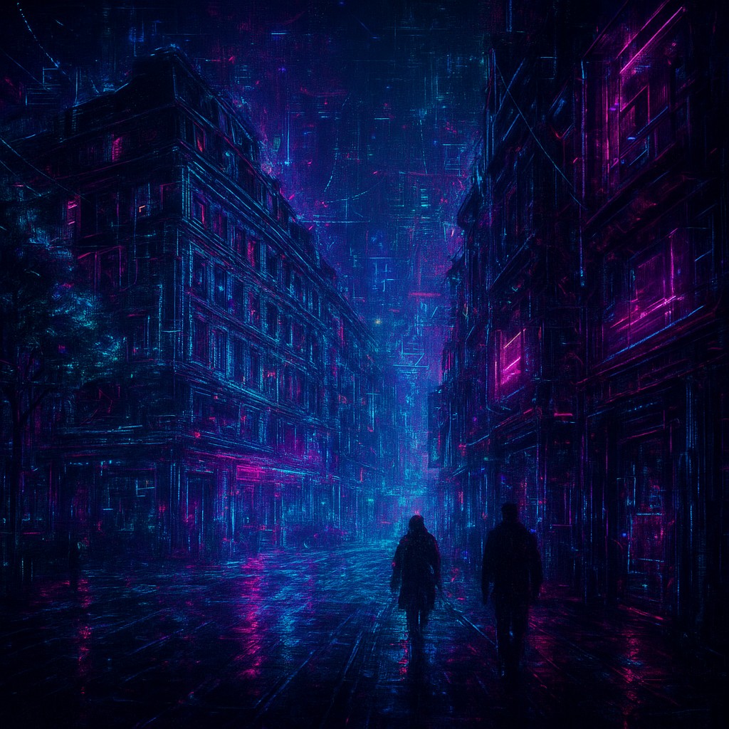 Cyberpunk Sci-Fi Art Style Transfer Example