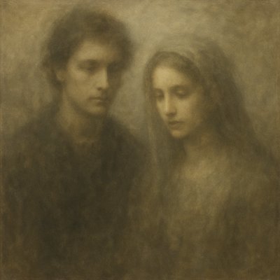 portrait of two people together